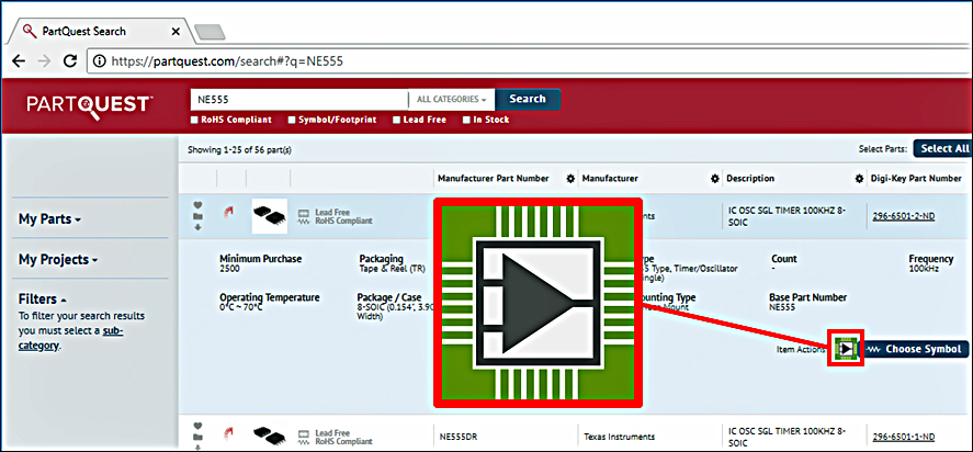 Mentor Graphics Partners with SamacSys to Provide Schematic Symbols, PCB Footprints and 3D Models for PartQuest